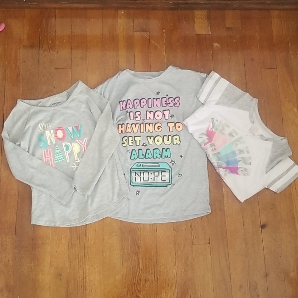 Justice Girls Sleep Tops Bundle - GUC